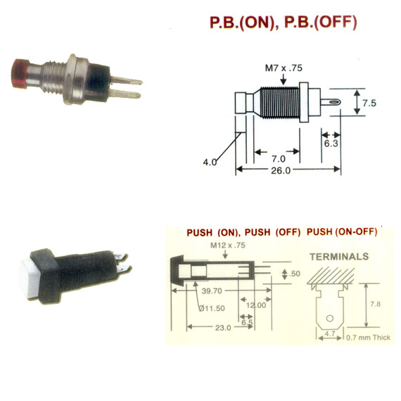 Push Button Switches